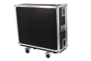 Mixercase in schwarz auf Rollen Midas M-32