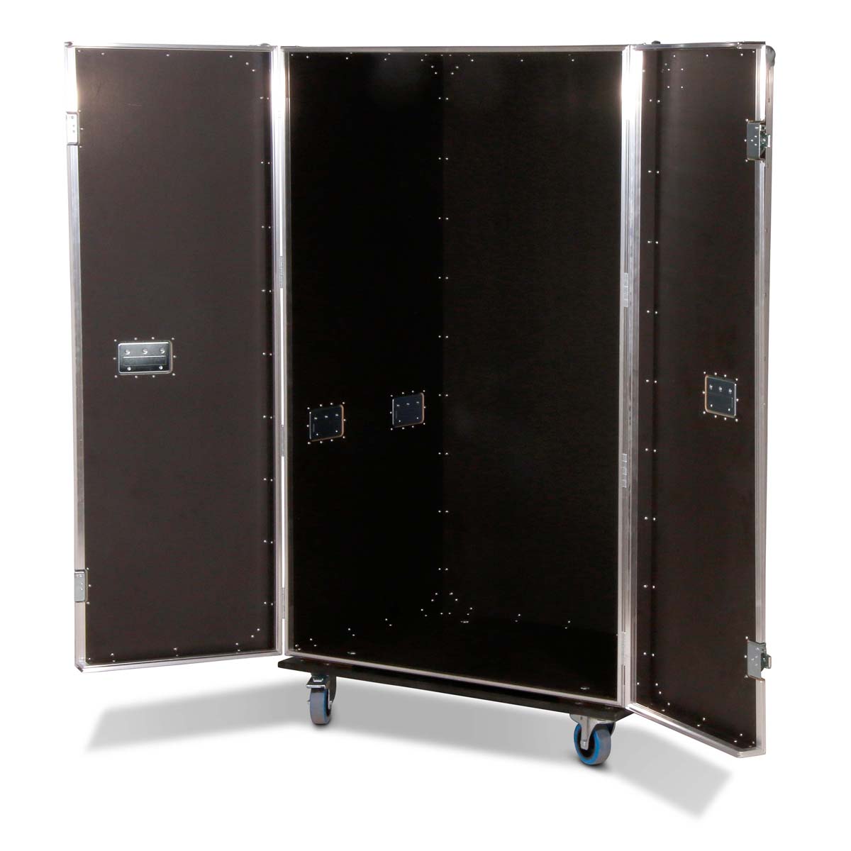 Modul C Single Door Case 950 x 700 x 1600 mm BxTxH (Maße Aussenmaße über Rollen und Alukante)