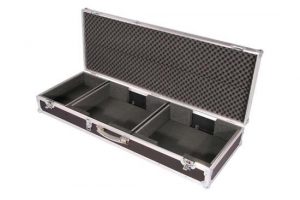 Flightcase ECO for two CDJ 900 NEXUS turned 90° that CD-slot is on the right side + 20cm compartment on the left side