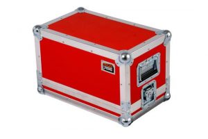 Flightcase in red for Hook Amp head