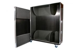 Flightcase Profi für Tischkicker mit abgeschraubten Beinen