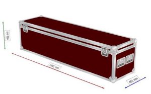 Flightcase Truhe Aussenmaße über Alukante 160 x 40 x 40 cm BxTxH