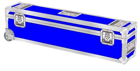 Koffercase blau Eckeinbaurollen 950x160x220 BxTxH