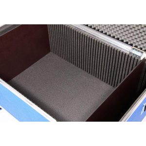 Profi Transportcase blau auf Rollen 980x580x380mm