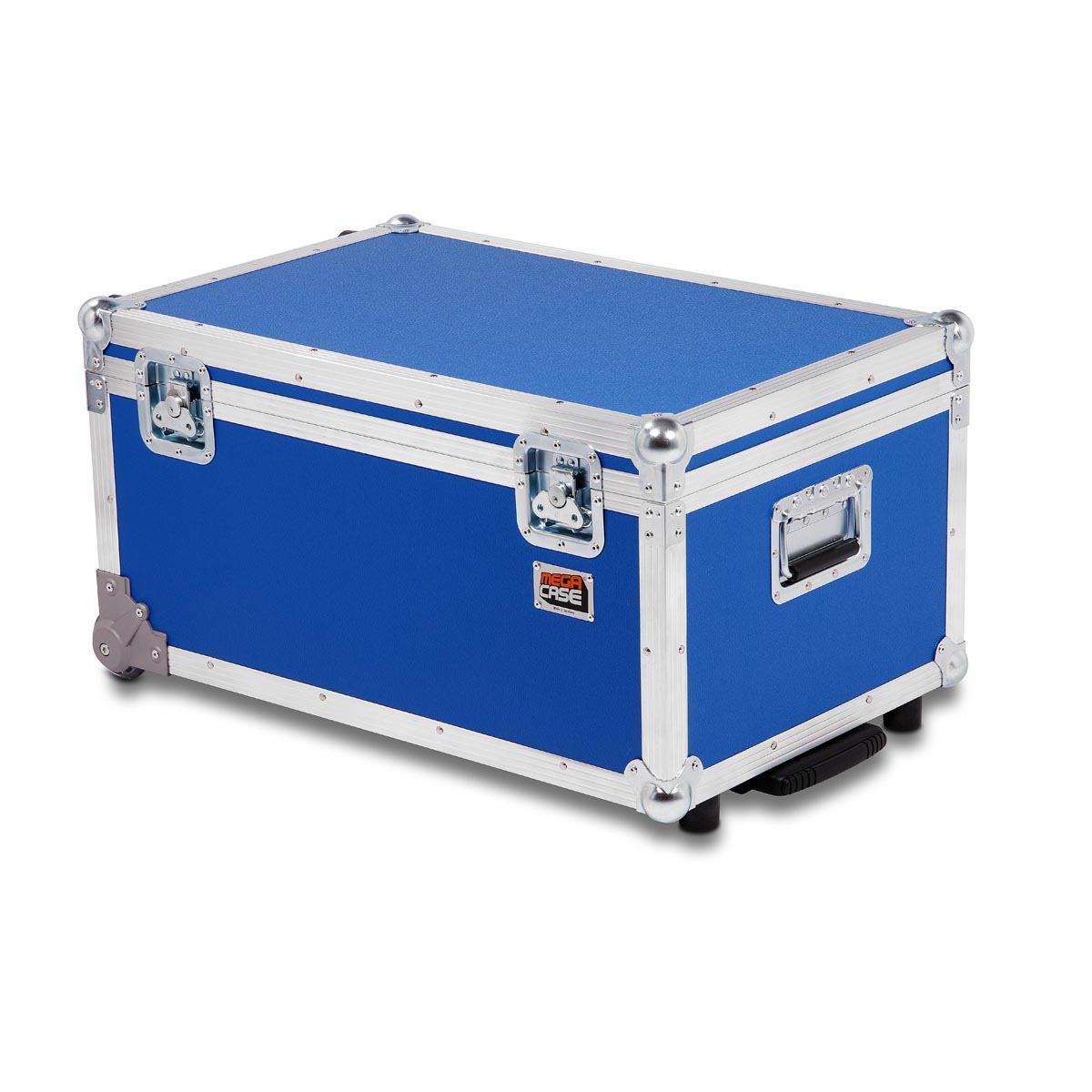 Truhencase blau auf Eckrollen 700x440x340 mm BxTxH