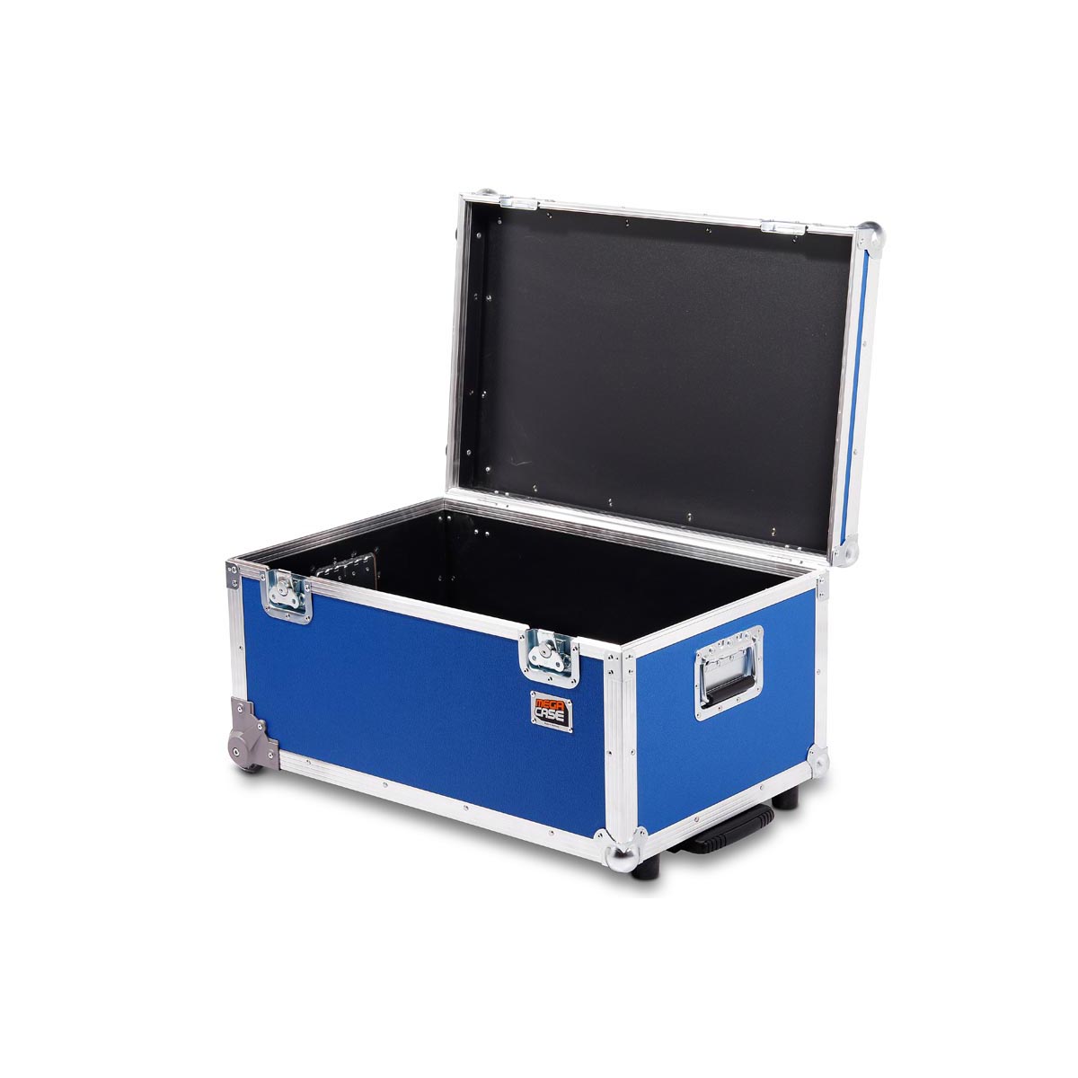 Truhencase blau auf Eckrollen 700x440x340 mm BxTxH