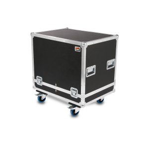 Haubencase in schwarz auf Rollen für Scanner