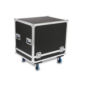 Haubencase in schwarz auf Rollen für Scanner
