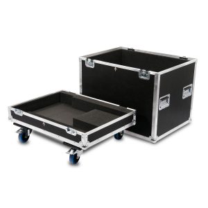 Haubencase in schwarz auf Rollen für Scanner