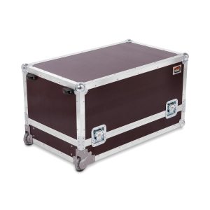 Haubencase mit Eckeinbaurollen für Standgerät 415x633x400
