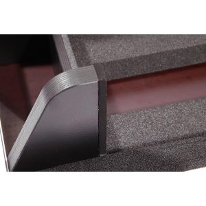Haubencase mit Eckeinbaurollen für Standgerät 415x633x400