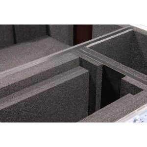 Koffercase für Hitachi CPHD9321 mit 10cm Zubehörfach + Fach für Blu Ray Player