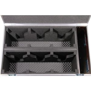 Truhencase für 6x Magic Dotz LED Beam RGBW + 10cm Zubehörfach