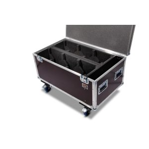 Truhencase für 6x Magic Dotz LED Beam RGBW + 10cm Zubehörfach