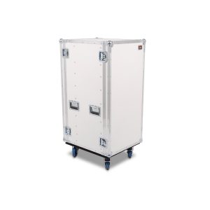 23HE Live Rack 51,5 weiß mit Rollen