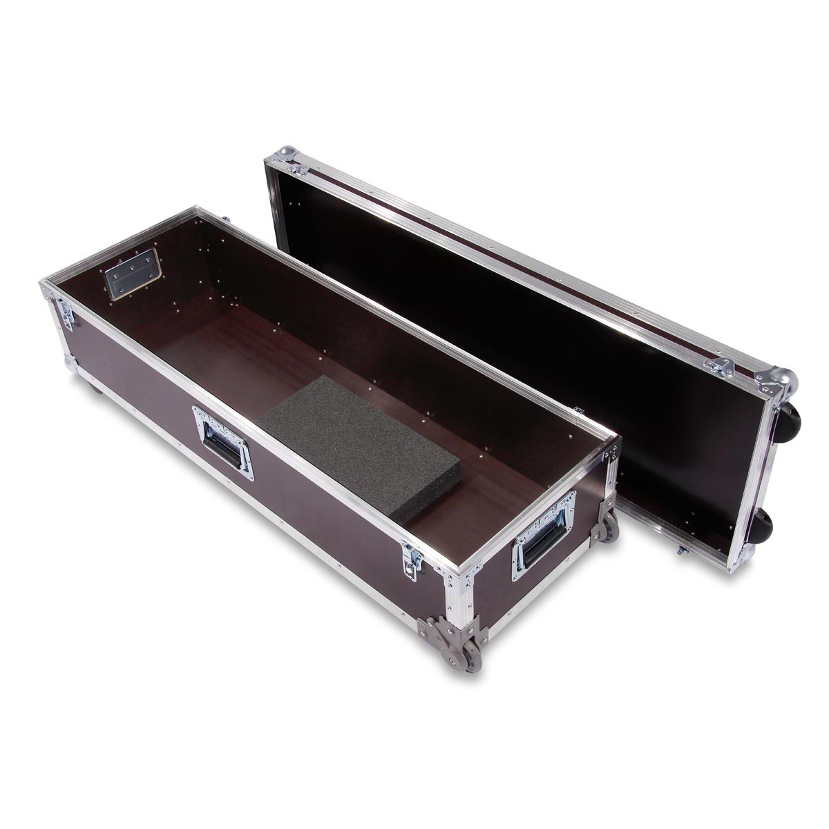 Truhencase 1050x360x260 mm BxTxH mit Eckeinbaurollen