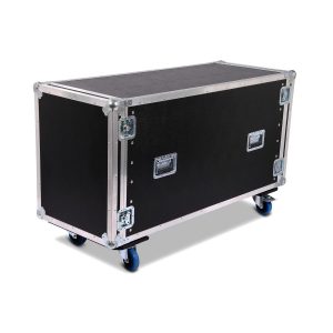 14HE Live Rack 120 Rackschiene hinten Rollen