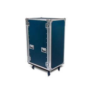 24 HE Profi Rack 60 cm Einbautiefe mit Rackschiene hinten