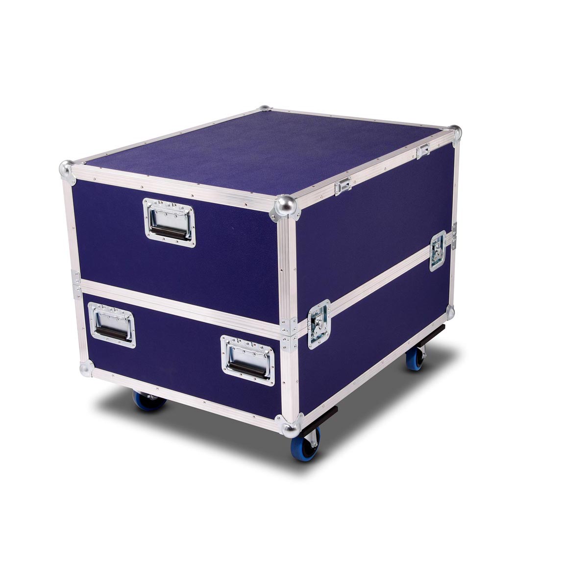 Truhencase nachtblau auf Rollen 850x650x550 mm
