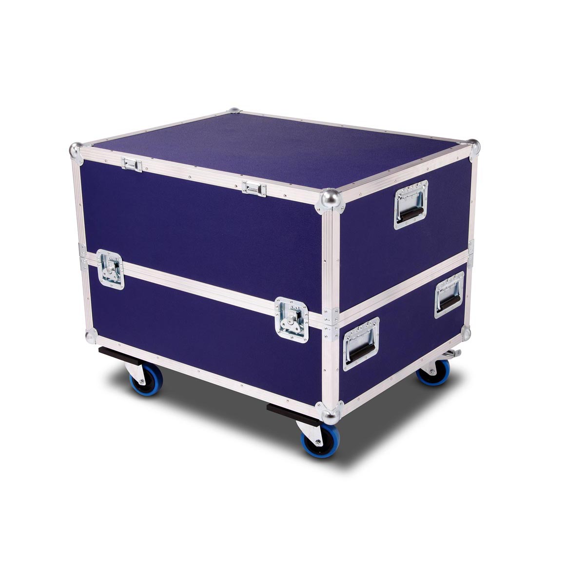 Truhencase nachtblau auf Rollen 850x650x550 mm