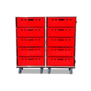 Accessoirekoffer 2x5 Euronorm E2-boxen