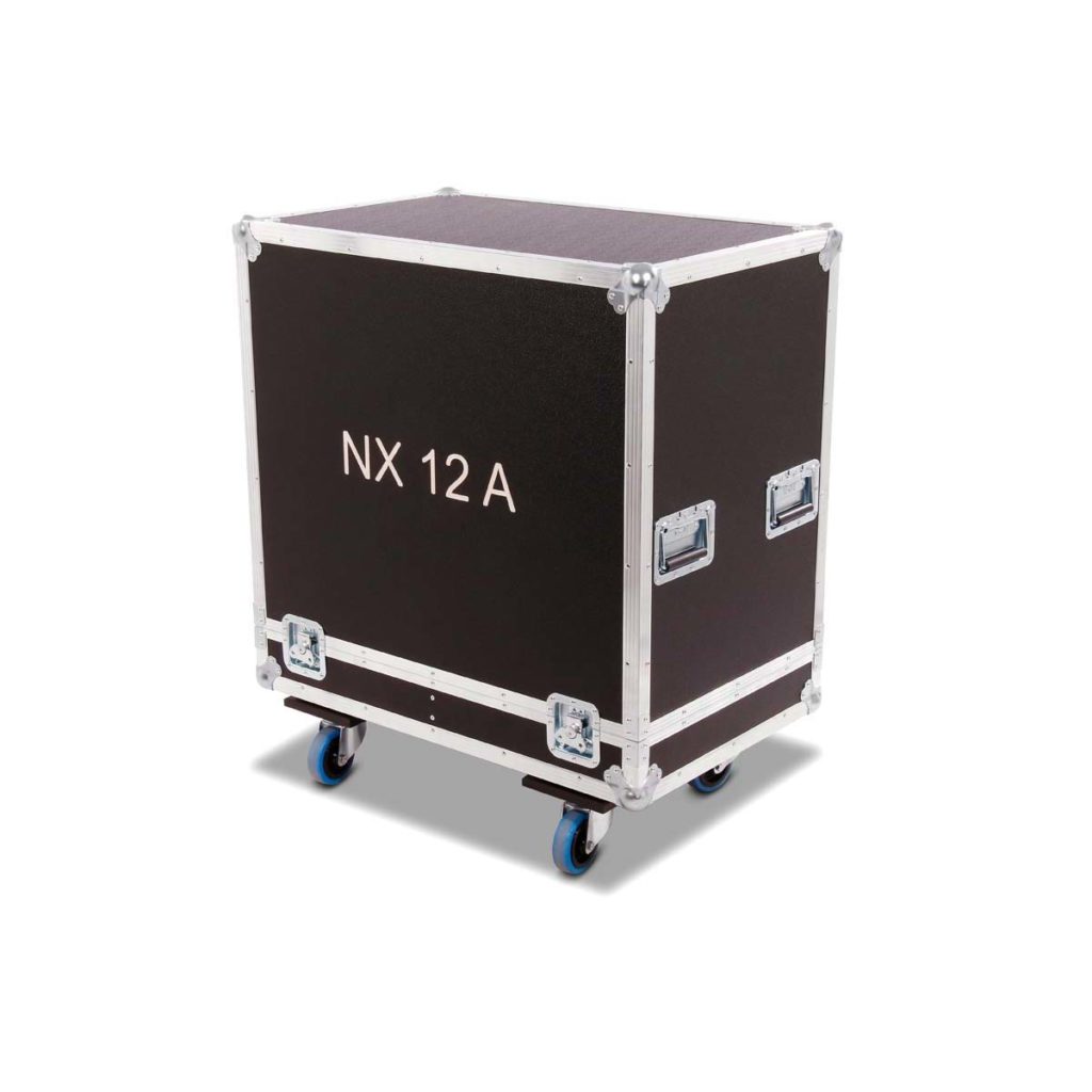 Case 2x MAGAudio NX12A Speaker + wheel Megacase