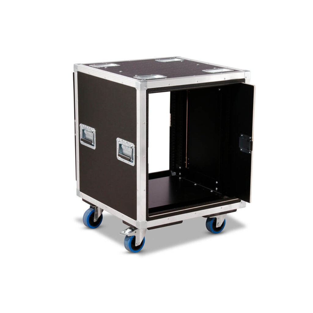 Pa System Rack Unit Small Rack 12U Professional PA System Rack 600 Sliding Door | Megacase