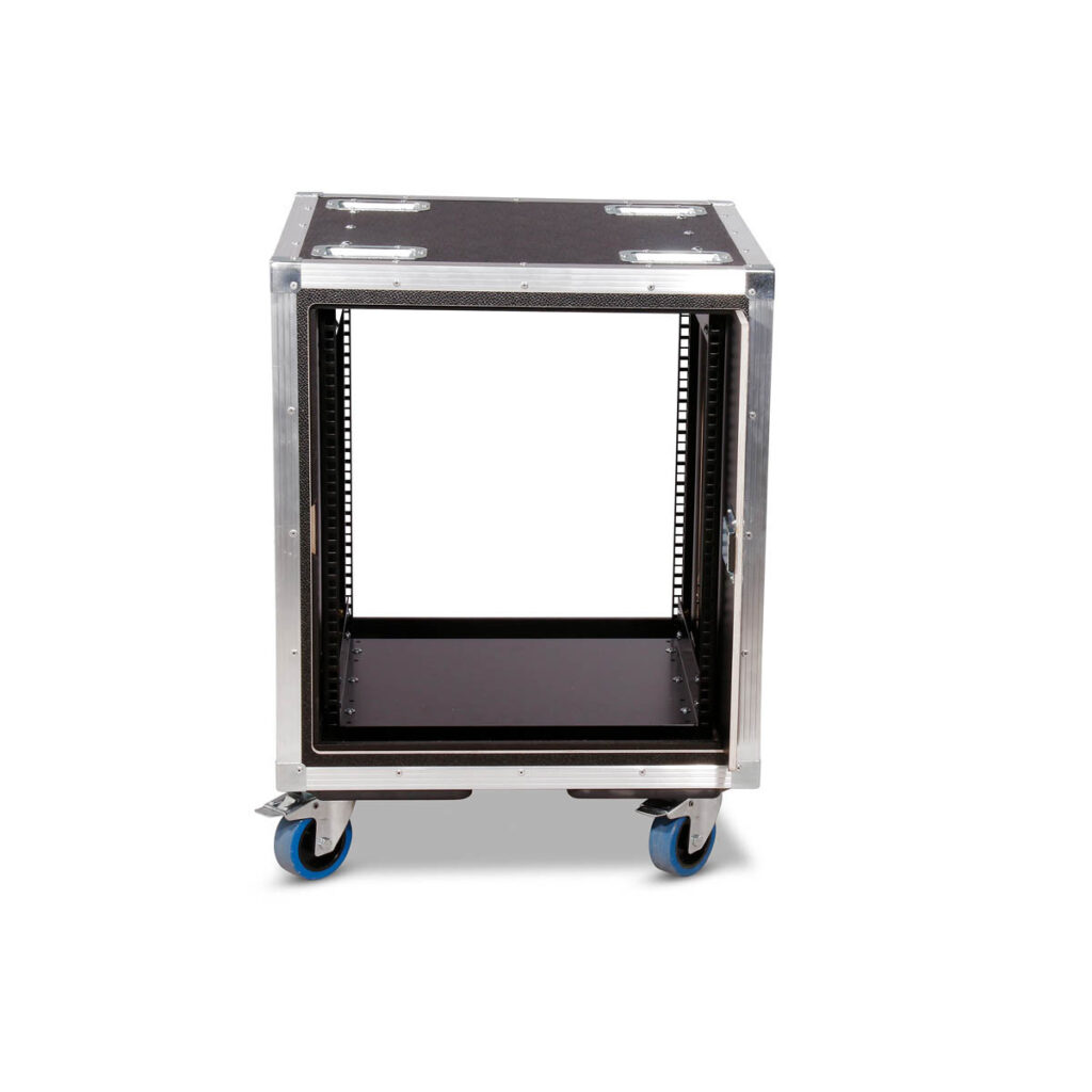 Pa System Rack Unit Small Rack 12U Professional PA System Rack 600 Sliding Door | Megacase