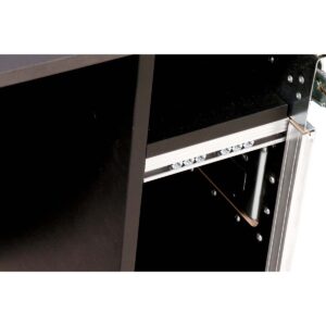 Workstation Office Case schwarz mit abnehmbaren Deckeln