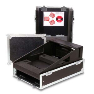 Profi Winkel Roadcase Behringer Wing Compact + 2HE + Rollen