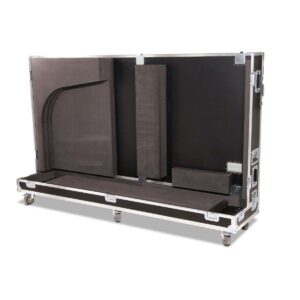 Heavy geteiltes Haubencase Kawai SK-7 Flügel mit Rollen