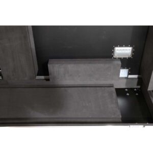 Heavy geteiltes Haubencase Kawai SK-7 Flügel mit Rollen