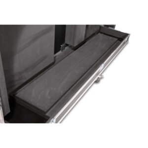Heavy geteiltes Haubencase Kawai SK-7 Flügel mit Rollen
