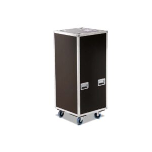Sliding Door Case mit 5 Schubladen + Radmulden + Rollen