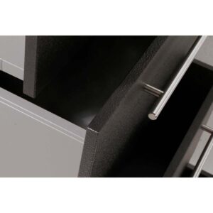 Sliding Door Case mit 5 Schubladen + Radmulden + Rollen
