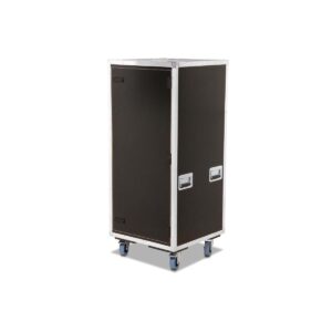 Sliding Door Case mit 6 Schubladen + Radmulden + Rollen