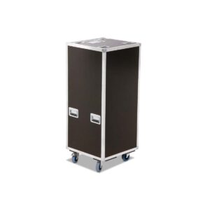 Sliding Door Case mit 6 Schubladen + Radmulden + Rollen