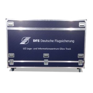 Display Multi Case 75-100 Zoll 1in1 Rollen