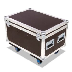 Truhencase 2x ADJ Fog Fury Jett Pro + Fach + Rollen