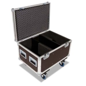 Truhencase 2x ADJ Fog Fury Jett Pro + Fach + Rollen