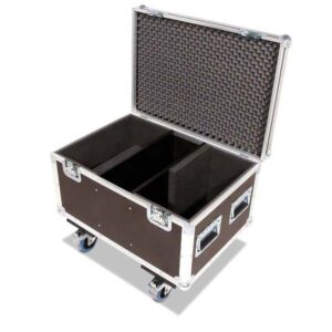 Truhencase 2x ADJ Fog Fury Jett Pro + Fach + Rollen