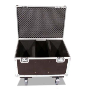 Truhencase 2x ADJ Fog Fury Jett Pro + Fach + Rollen