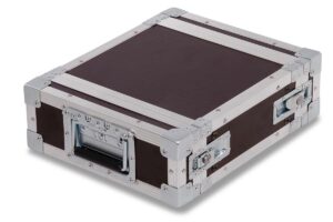 2U Double Door Rack, 9.5-inch Variable Width