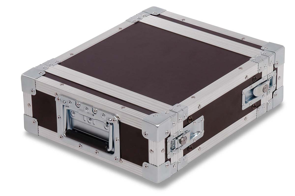 2U Double Door Rack, 9.5-inch Variable Width