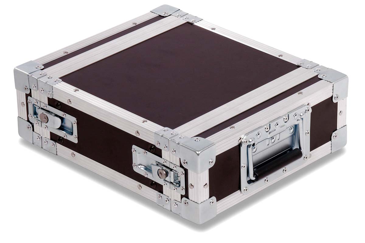 2U Double Door Rack, 9.5-inch Variable Width