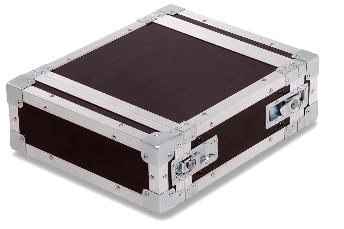 2U Double Door Rack, 9.5-inch Variable Width