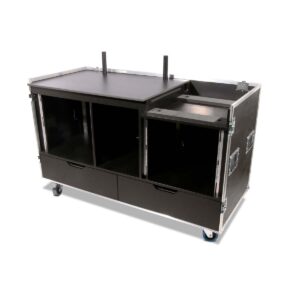 Regiecase Yamaha DM7 Compact + 2x 19" Rackspace