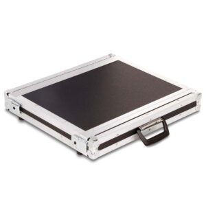 1U Double-Door Rack Eco Wood 36cm Color