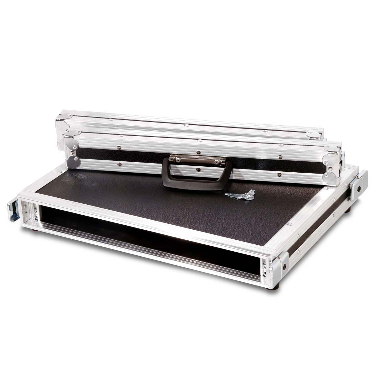 1U Double-Door Rack Eco Wood 36cm Color