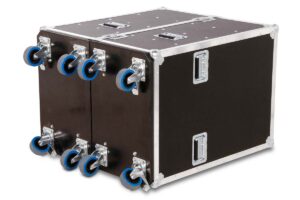 Zubehörcase 2x4 Kisten E2 Euronorm Polyboard